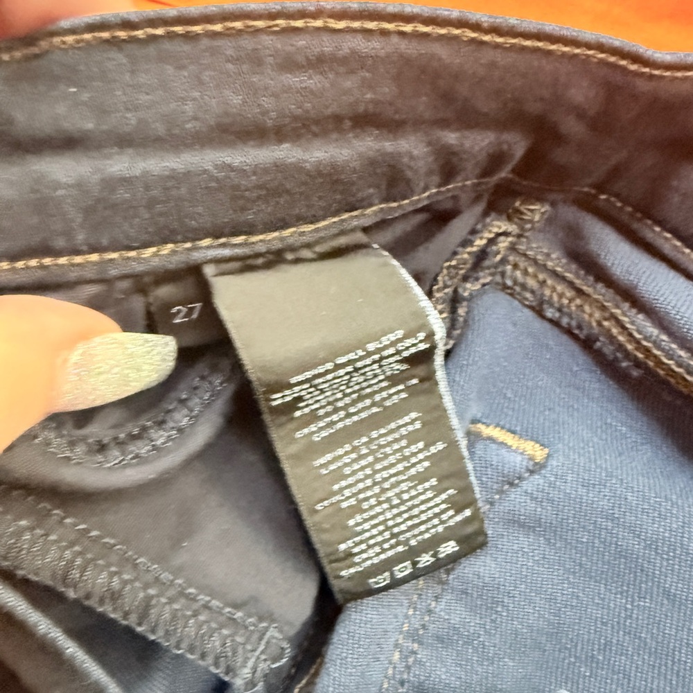 J Brand Maria Flare Embrace Jeans Dark Wash High Rise Denim Size 27 EUC - Picture 4 of 5